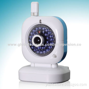 Wireless CCTV Wi-Fi Camera, Supports Up to 4x Digital Zoom, IEEE802.11b/g/n, 12-24V Power Supply